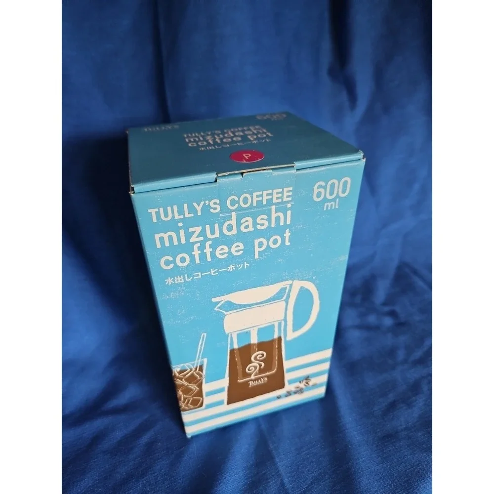 Tully's‎ Coffee Mizudashi Cold Brew Coffee Pot PINK 600ml Glass New